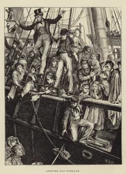 Lasciando la vecchia Inghilterra